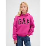 Gap Kız Çocuk Koyu Pembe Relaxed Gap Logo Sweatshirt - 14 - 16 Yaş