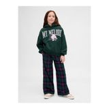 GAP Kız Çocuk Koyu Yeşil Baggy Cozy Pantolon