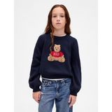 Gap Kız Çocuk Lacivert Brannan Bear Logo Sweatshirt - 8 Yaş