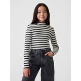 Gap Kız Çocuk Lacivert Fitilli Mockneck Yaka T-Shirt - XS