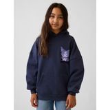 Gap Kız Çocuk Lacivert Vintagesoft Oversized Kuromi Baskılı Sweatshirt - 2XL