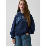 Gap Kız Çocuk Lacivert Vintagesoft Oversized Logo Sweatshirt - XS