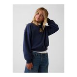 Gap Kız Çocuk Lacivert Vintagesoft Wedge Sweatshirt