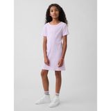 Gap Kız Çocuk Lila Gap Logo Fitilli T-Shirt Elbise - 8 Yaş