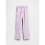 Gap Kız Çocuk Lila Kids Pull-On Relaxed Denim Kargo Pantolon - 10 Yaş