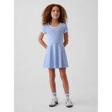 Gap Kız Çocuk Mavi Cap-Sleeve Athletic Elbise - 6 - 7 Yaş