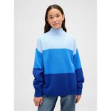 Gap Kız Çocuk Mavi Cashsoft Çizgili Tunik Kazak - 6 - 7 Yaş