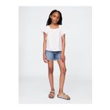 GAP Kız Çocuk Mavi Denim Midi Şort