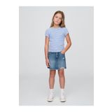 GAP Kız Çocuk Mavi High Rise Denim Etek