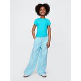 GAP Kız Çocuk Mavi Poplin Baggy Pantolon