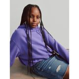 Gap Kız Çocuk Mor Kids Vintage Soft Oversized Bubble Sweatshirt - XS