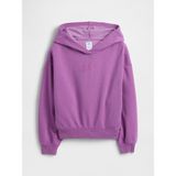 Gap Kız Çocuk Mor Relaxed Gap Logo Sweatshirt - 2XL