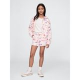 Gap Kız Çocuk Pembe Gap Logo Fransız Havlu Kumaş Pull-On Şort - XL