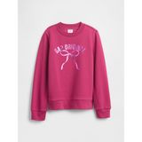 Gap Kız Çocuk Pembe Gap Logo Sweatshirt - 2XL