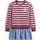 Gap Kız Çocuk Pembe Kids Oversized Sweatshirt Dress - Çocuklar Için Oversize Sweatshirt Elbisesi - XS
