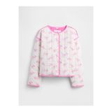 GAP Kız Çocuk Pembe Kids Relaxed Kıvrımlı Ceket