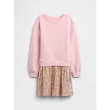 Gap Kız Çocuk Pembe Oversized Payetli Sweatshirt Elbisesi - 6 - 7 Yaş