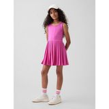 Gap Kız Çocuk Pembe Pileli Tenis Elbise - 12 Yaş