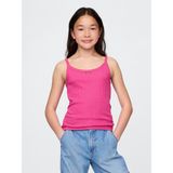 GAP Kız Çocuk Pembe Pointelle Fitilli Cami Bluz