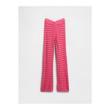 GAP Kız Çocuk Pembe Pull-On Çizgili Örgü Tayt