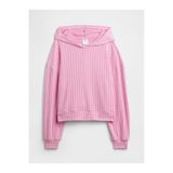 GAP Kız Çocuk Pembe Relaxed Cozy-Rib Sweatshirt