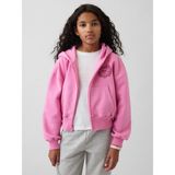 Gap Kız Çocuk Pembe Vintagesoft Fermuarlı Sweatshirt - 12 Yaş