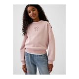 Gap Kız Çocuk Pembe Vintagesoft Wedge Sweatshirt