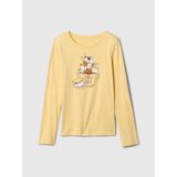 Gap Kız Çocuk Sarı Grafik T-Shirt - XS