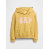 Gap Kız Çocuk Sarı Kids Relaxed Gap Logo Sweatshirt - XS