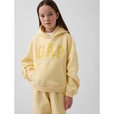 Gap Kız Çocuk Sarı Vintagesoft Relaxed Logo Sweatshirt - 4 - 5 Yaş