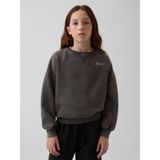 Gap Kız Çocuk Siyah Disney Çocuk Vintagesoft Oversize Sweatshirt - 4 - 5 Yaş