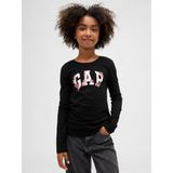 Gap Kız Çocuk Siyah Gap Logo T-Shirt - 2XL