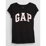 GAP Kız Çocuk Siyah Gap Logo T-Shirt