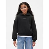 Gap Kız Çocuk Siyah Kids VintageSoft Logo Sweatshirt - M