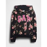 Gap Kız Çocuk Siyah Relaxed Gap Logo Sweatshirt - 2XL