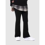 Gap Kız Çocuk Siyah Streç Jersey Legging Flare Tayt - M