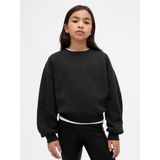 Gap Kız Çocuk Siyah Süslü Dolman Sweatshirt - 4 - 5 Yaş