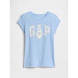 GAP Kız Çocuk T-Shirt, Açık Mavi, Grafik Baskılı, 4-5 Yaş