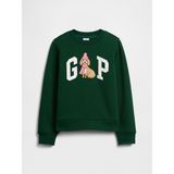 Gap Kız Çocuk Yeşil Kids Gap Grafik Sweatshirt - 4 - 5 Yaş