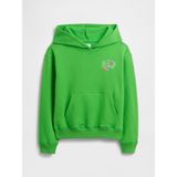 Gap Kız Çocuk Yeşil Kids Relaxed Gap Logo Sweatshirt - 2XL