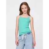 GAP Kız Çocuk Yeşil Pointelle Fitilli Cami Bluz