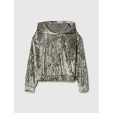 Gap Kız Çocuk Yeşil Relaxed Fit Kadife Sweatshirt - XS