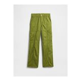 GAP Kız Çocuk Yeşil Twill Loose Kargo Pantolon