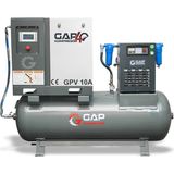 GAP Kompresör Depo Üstü Vidalı Hava Kompresörü 500 Lt 10 Hp