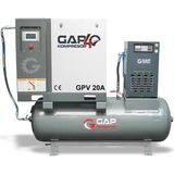 GAP Kompresör Depo Üstü Vidalı Hava Kompresörü 500 Lt 15 Hp