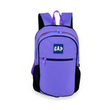 GAP Lila 3 Bölmeli Düz Desenli Sırt Çantası -13404, Mor, M, Klasik