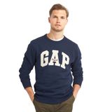 GAP Original Arch Crew Erkek Lacivert Günlük Stil Eşofman Üstü 852079000