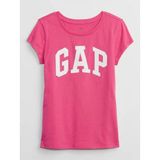 GAP V-hs Ss Value Logo Tee Pembe Kız Çocuk T-shirt 460525005
