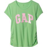 Gap V-Logo Sıde Ruched Tee Mor Kız Çocuk Kısa Kol T-Shirt - 4 - 5 Yaş