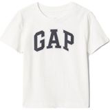 Gap V-Logo Tee T-Shirt Erkek Çocuk için Şık Tasarımlı Nefes Alabilir Kumaş 609749 - 3 Yaş - Krem